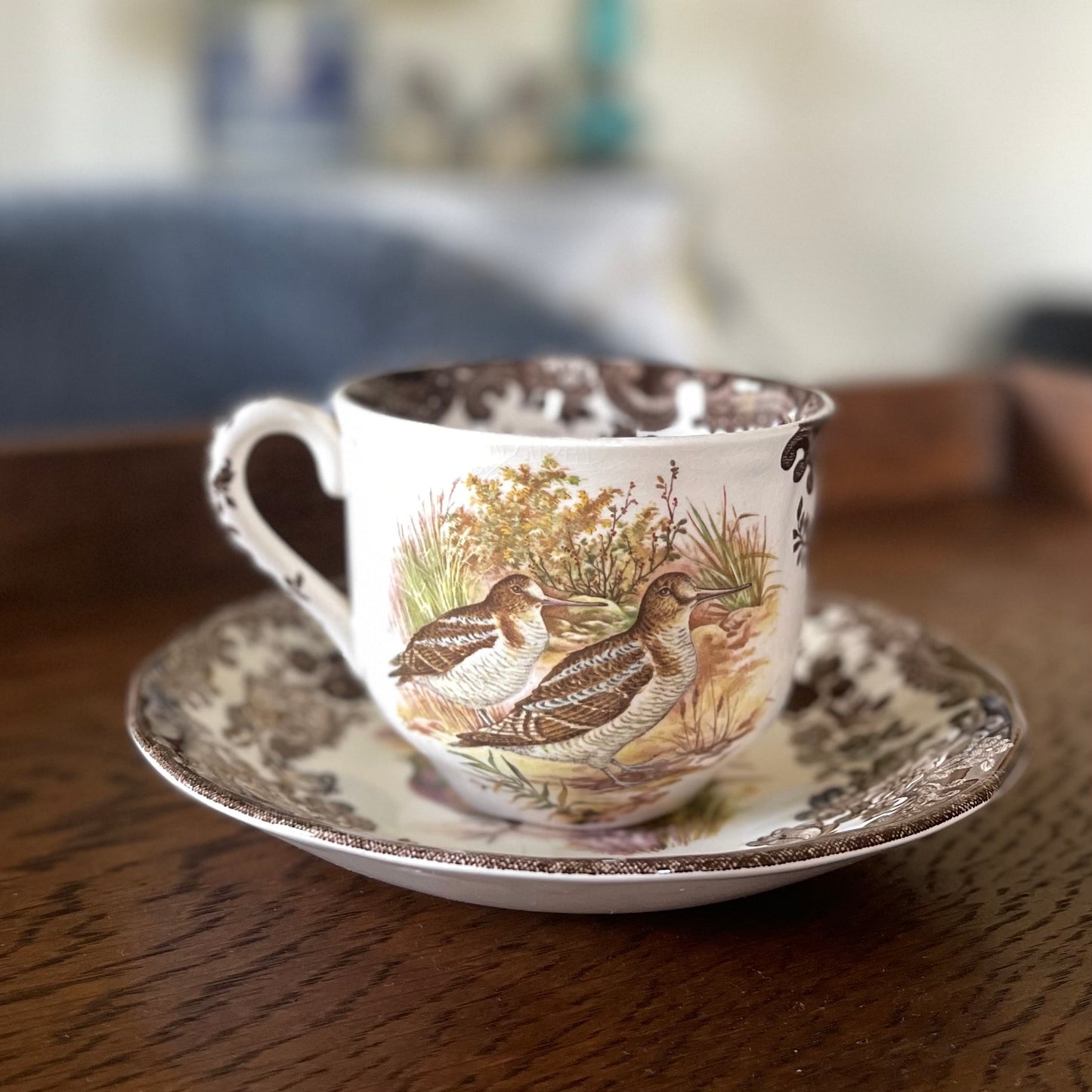 🇬🇧ロイヤルウースター パリッシー ゲームシリーズ 雉 カップ&ソーサー