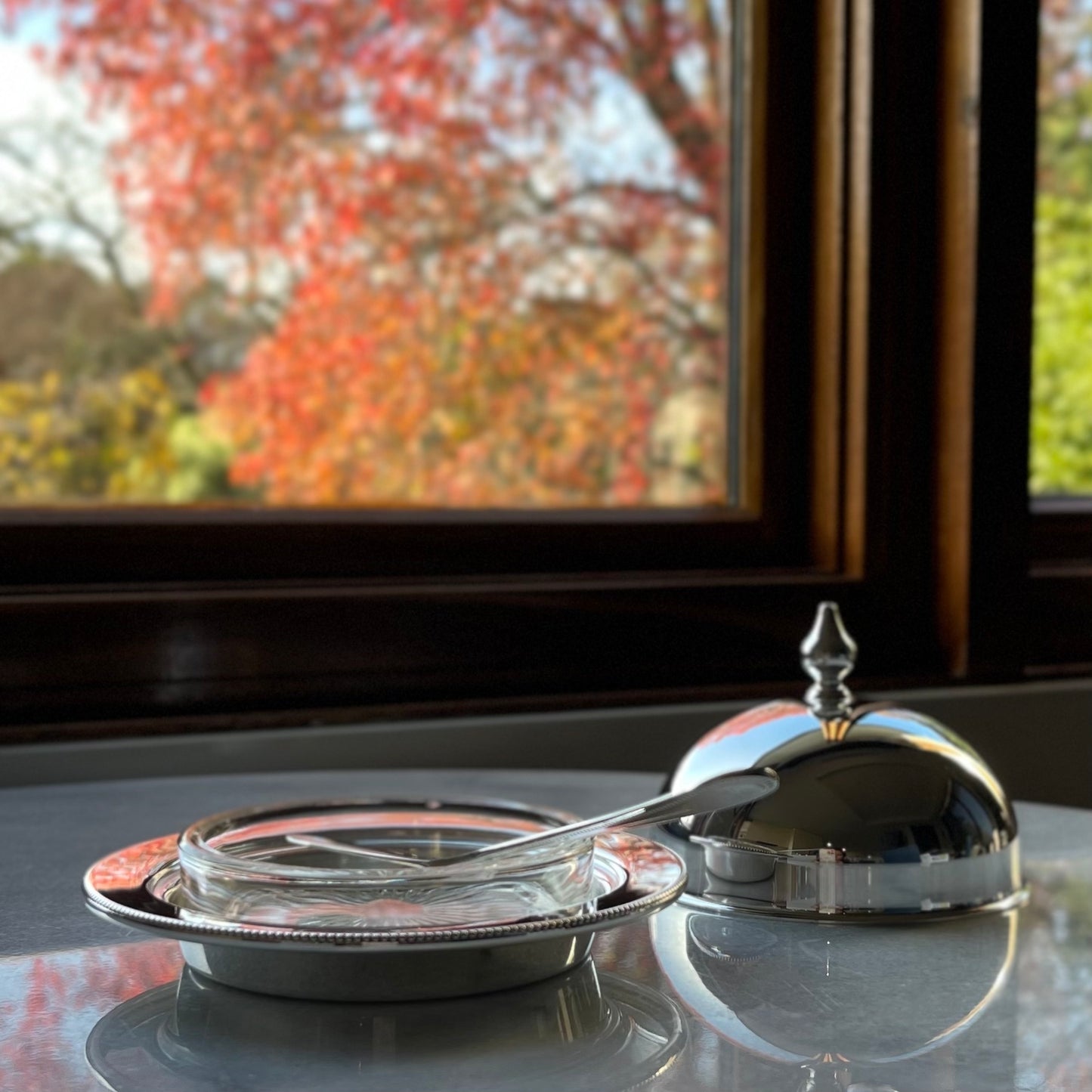 🏴アーサープライス シルバープレート バターディッシュ&バターナイフ