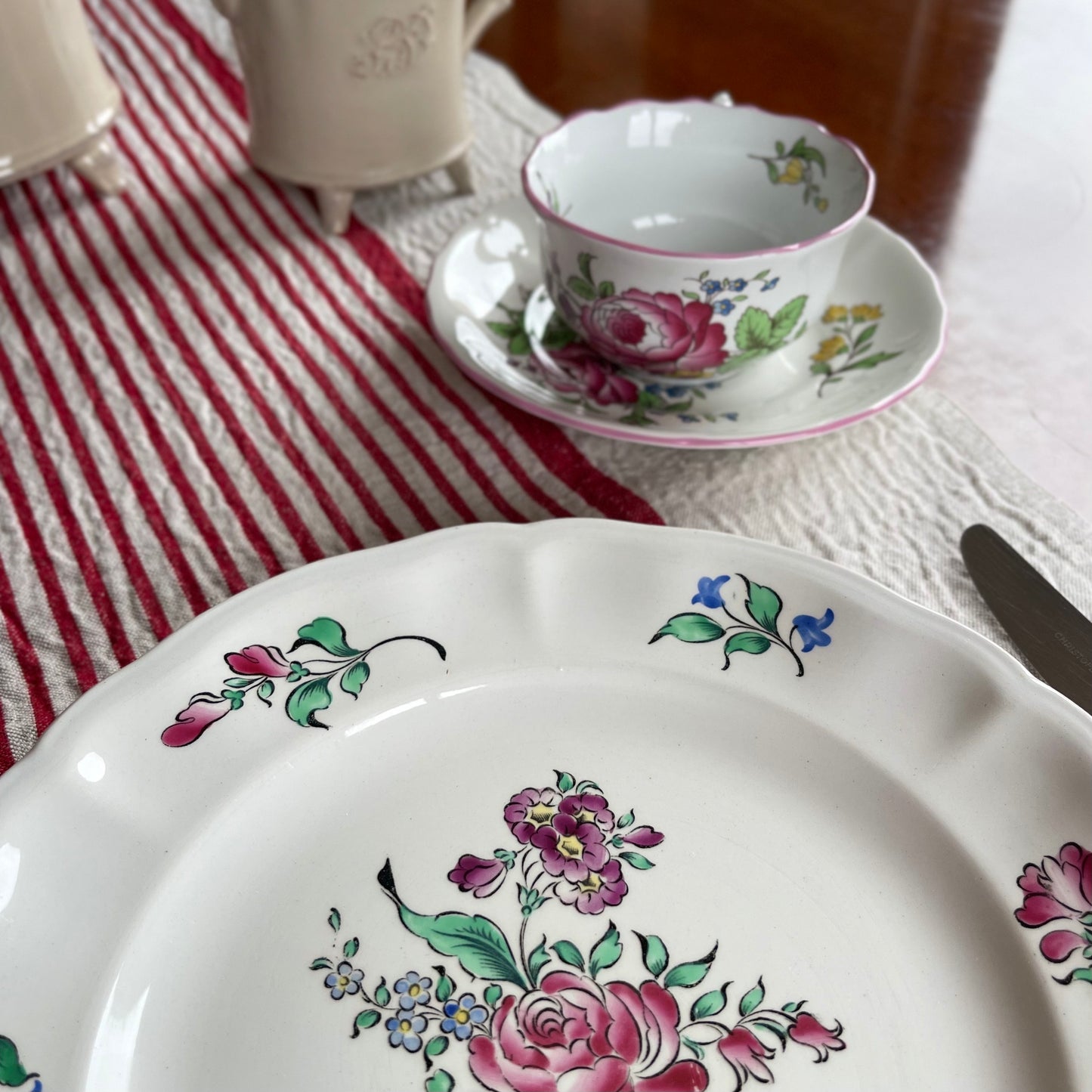 🏴スポード マールボロスプレー カップ&ソーサー デュオ