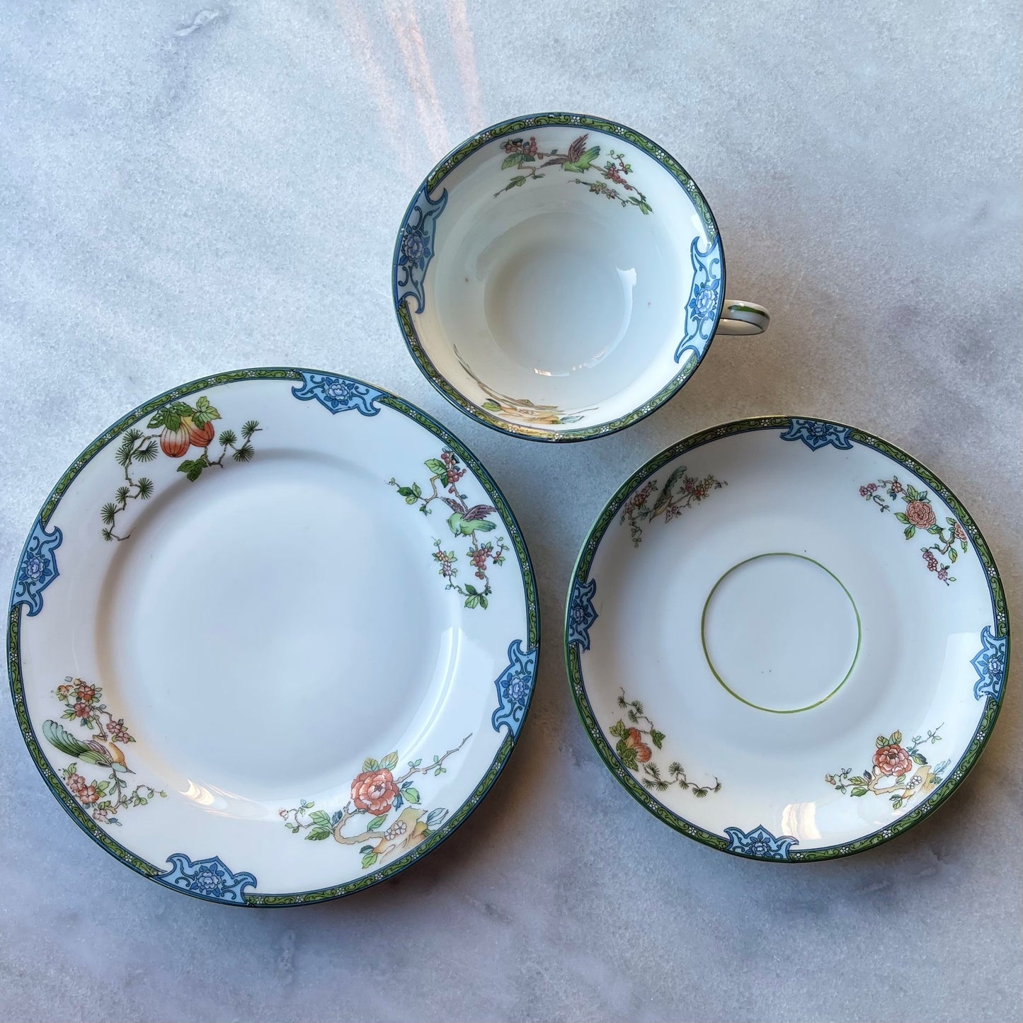 🇦🇹モリッツ・ツデカウワー アンティークティーカップトリオ