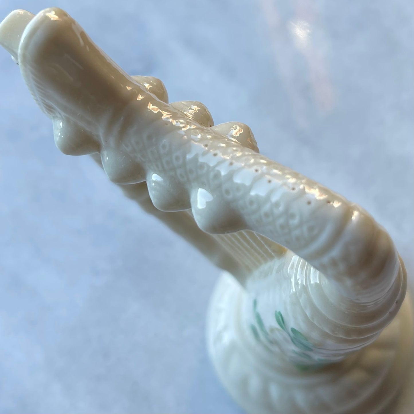 🇮🇪ベリーク シャムロック アイリッシュハープの置物 7thブラウンマーク