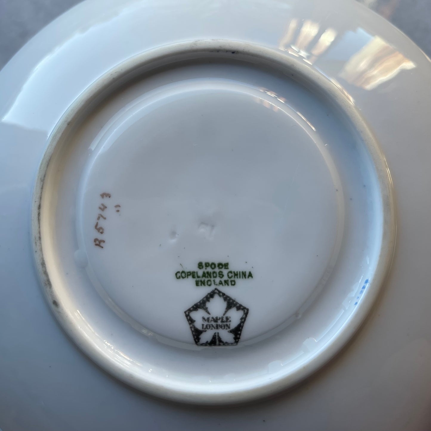 🏴スポード・コープランド アンティーク ブレックファストカップ&ソーサー デュオ