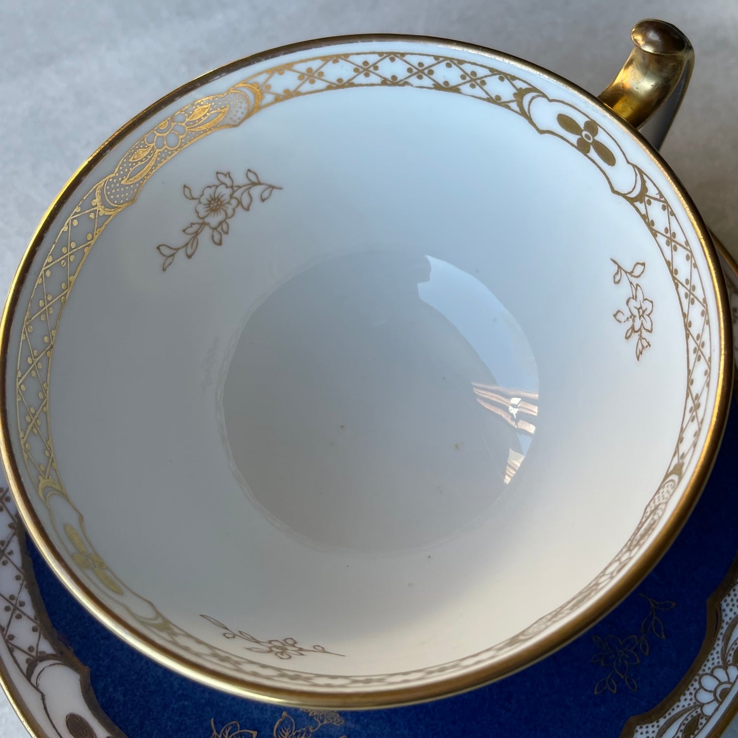 🏴スポード・コープランド アンティーク ブレックファストカップ&ソーサー デュオ