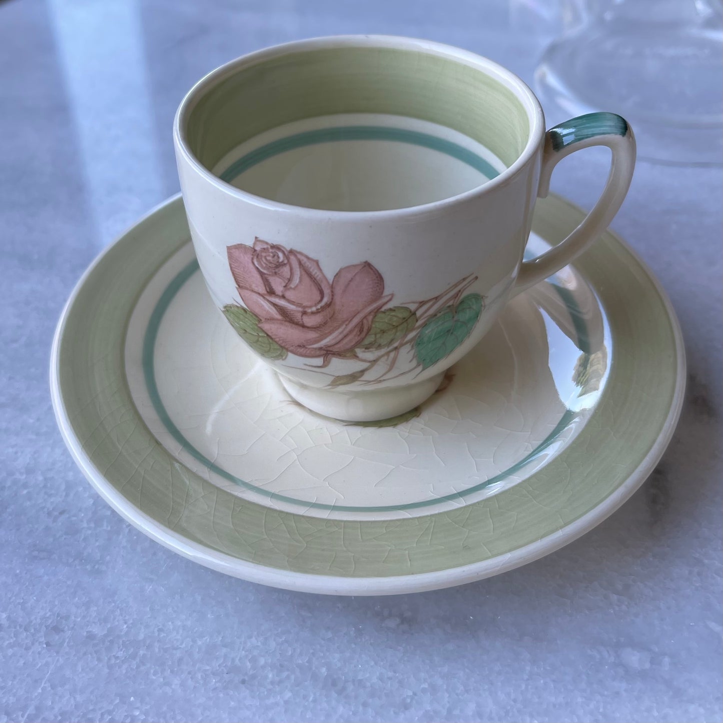 🇬🇧スージー・クーパー パトリシアローズ デミタスカップ&ソーサー