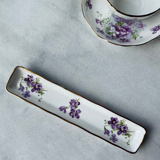 🏴ハマースレイ ヴィクトリアンバイオレット ミントトレイ