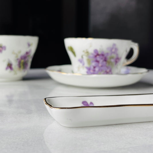 🏴ハマースレイ ヴィクトリアンバイオレット ミントトレイ