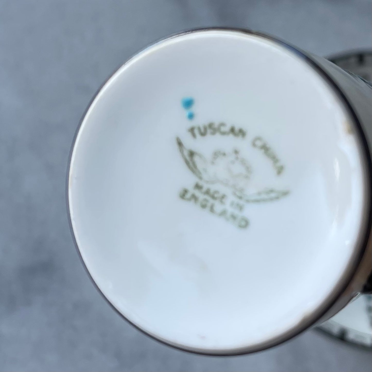 🇬🇧タスカンチャイナ アンティーク エスプレッソカップ&ソーサー