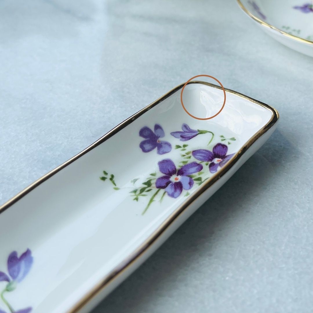 🏴ハマースレイ ヴィクトリアンバイオレット ミントトレイ