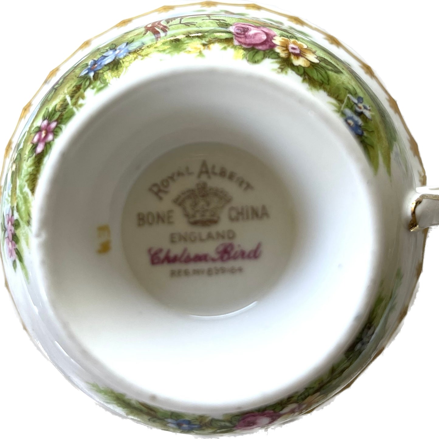 🇬🇧ロイヤルアルバート チェルシーバード ブルー テニスセット