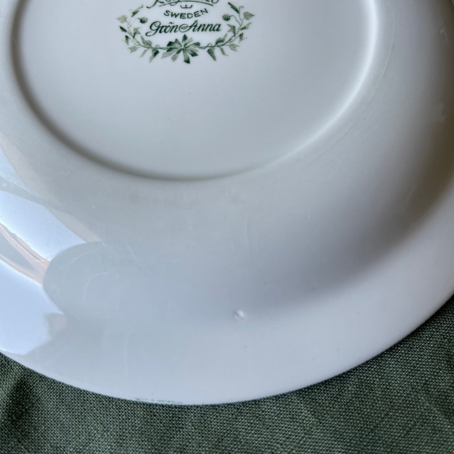 🇸🇪ロールストランド Grön Anna/グリーンアンナ 18cmプレート