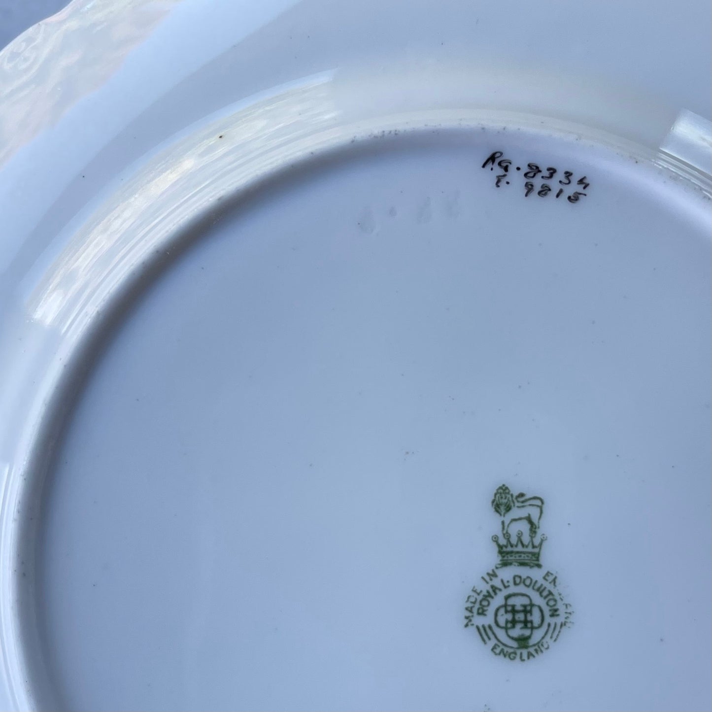 🇬🇧ロイヤルドルトン アンティーク アール・ヌーヴォー コーヒーカップ&ソーサー+サイドプレート